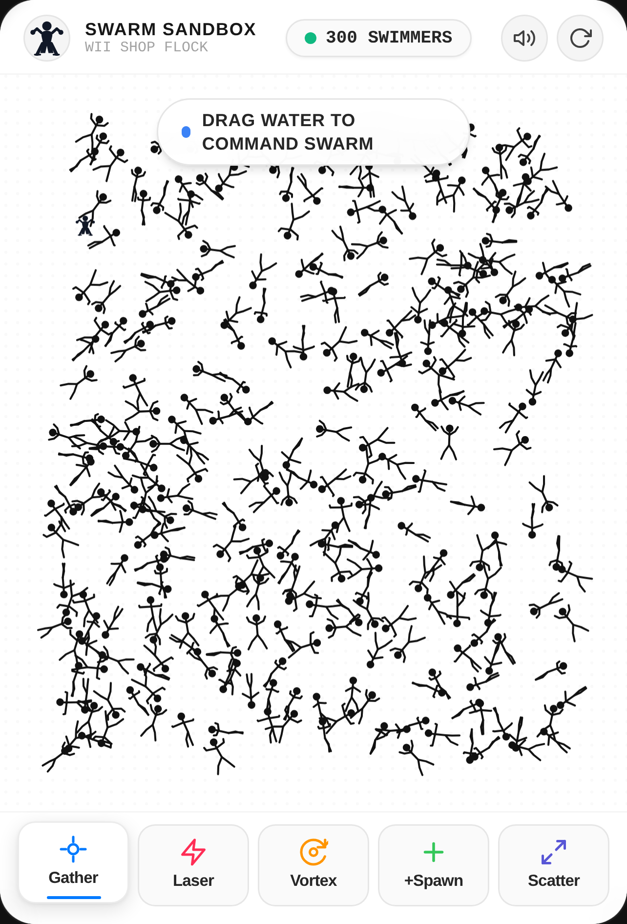 Swarm 300 — Swimming Stickmen cover
