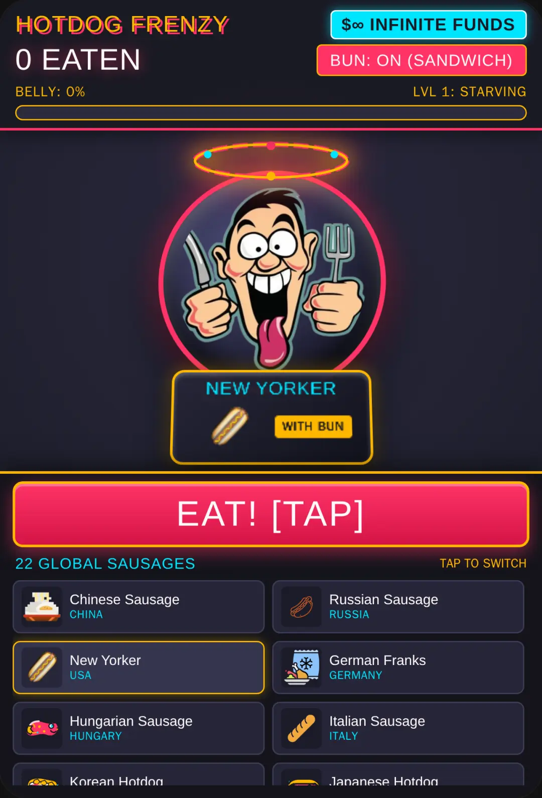 Hotdog Frenzy: Infinite Feast cover