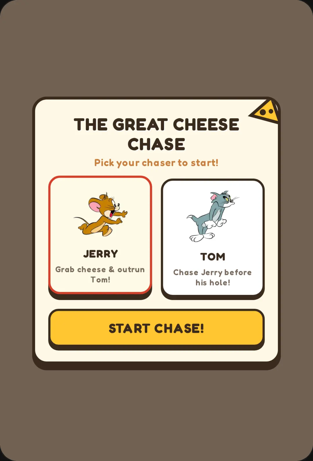 Tom and Jerry: The Great Cheese Chase cover