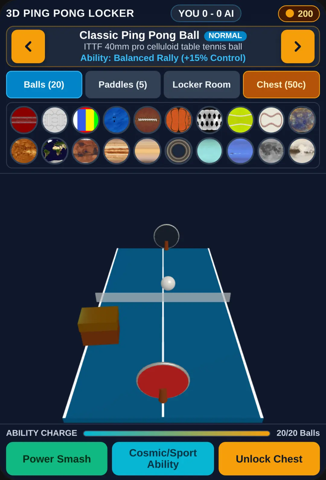 3D Ping Pong: Cosmic & Sports Locker cover
