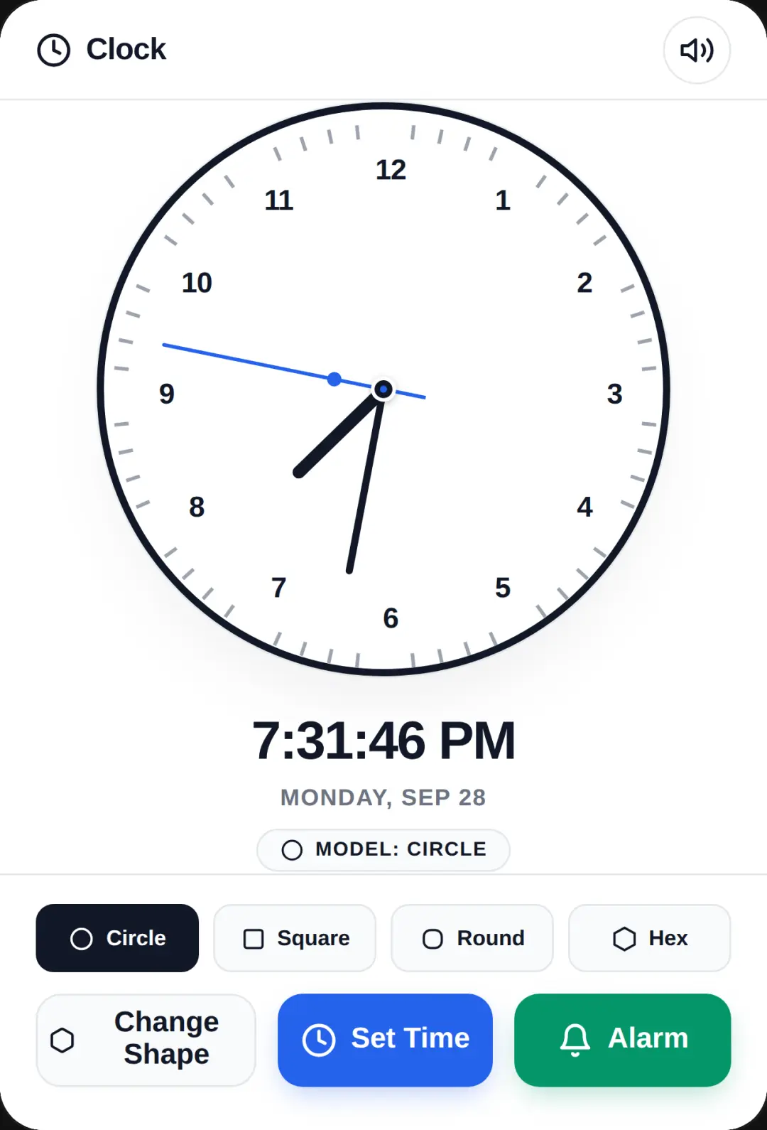 Clock cover