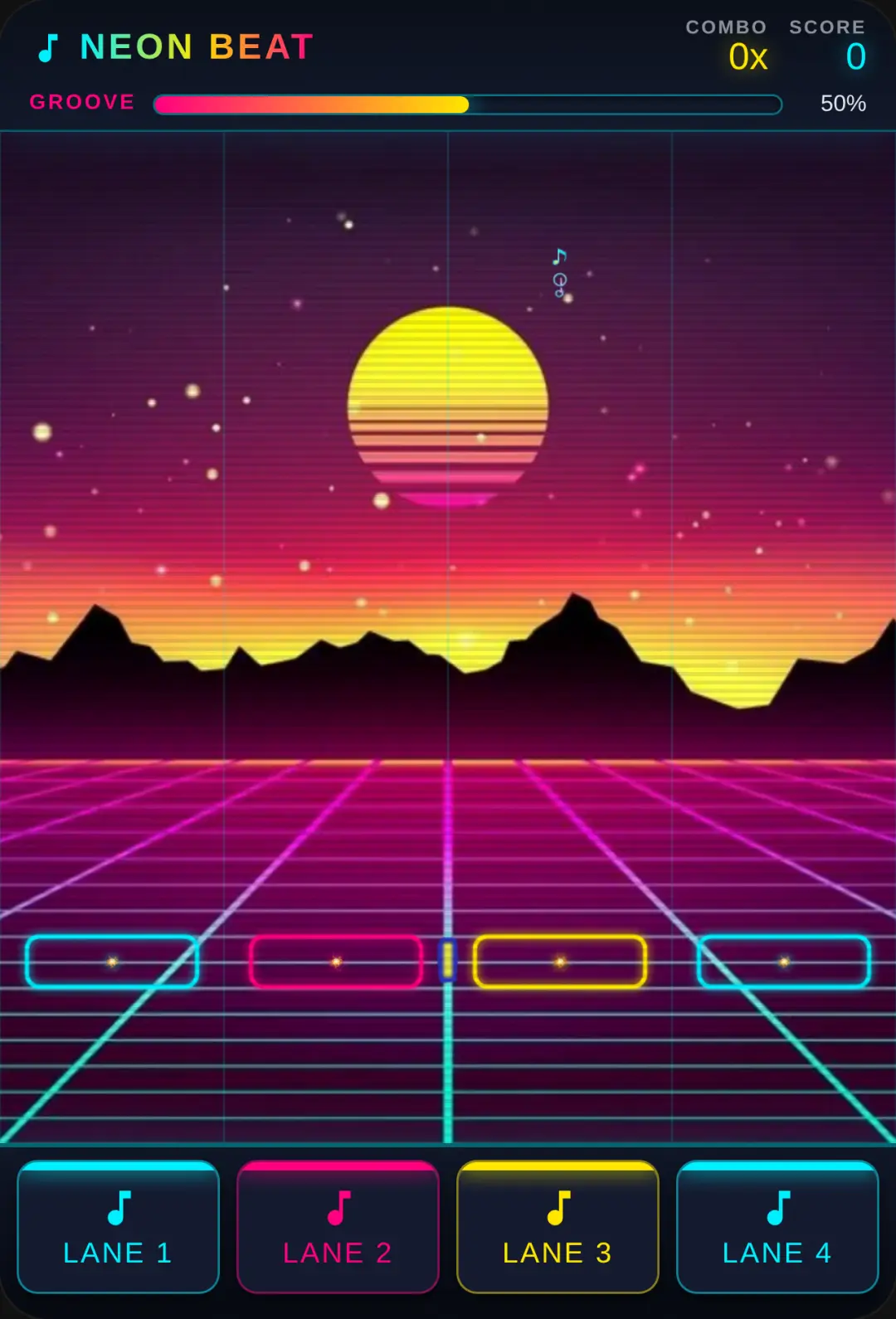 Neon Beat Rhythm cover