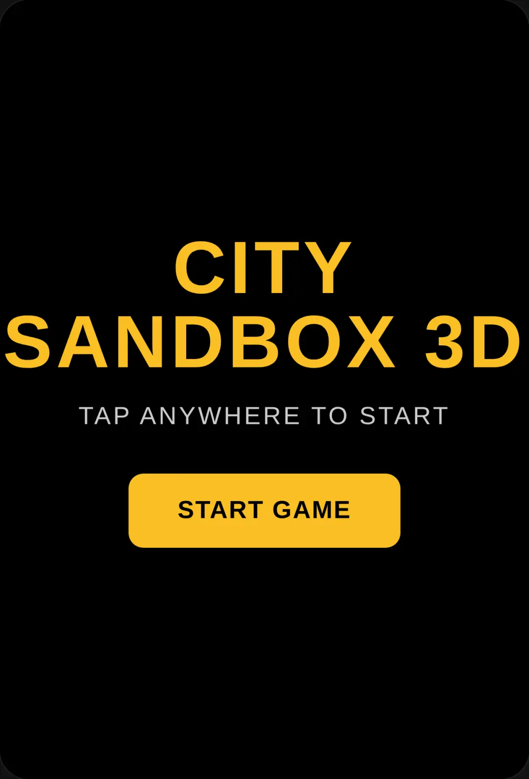 City Sandbox 3D cover