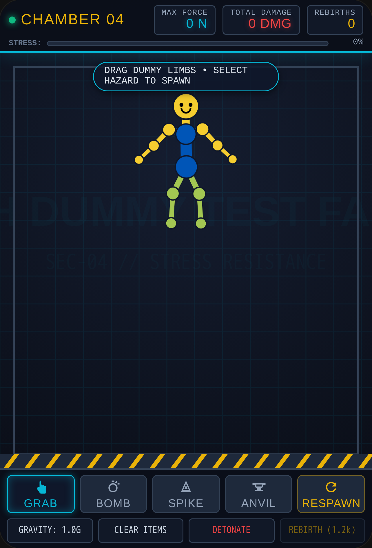 Crash Test Chamber · Physics Ragdoll Sandbox cover
