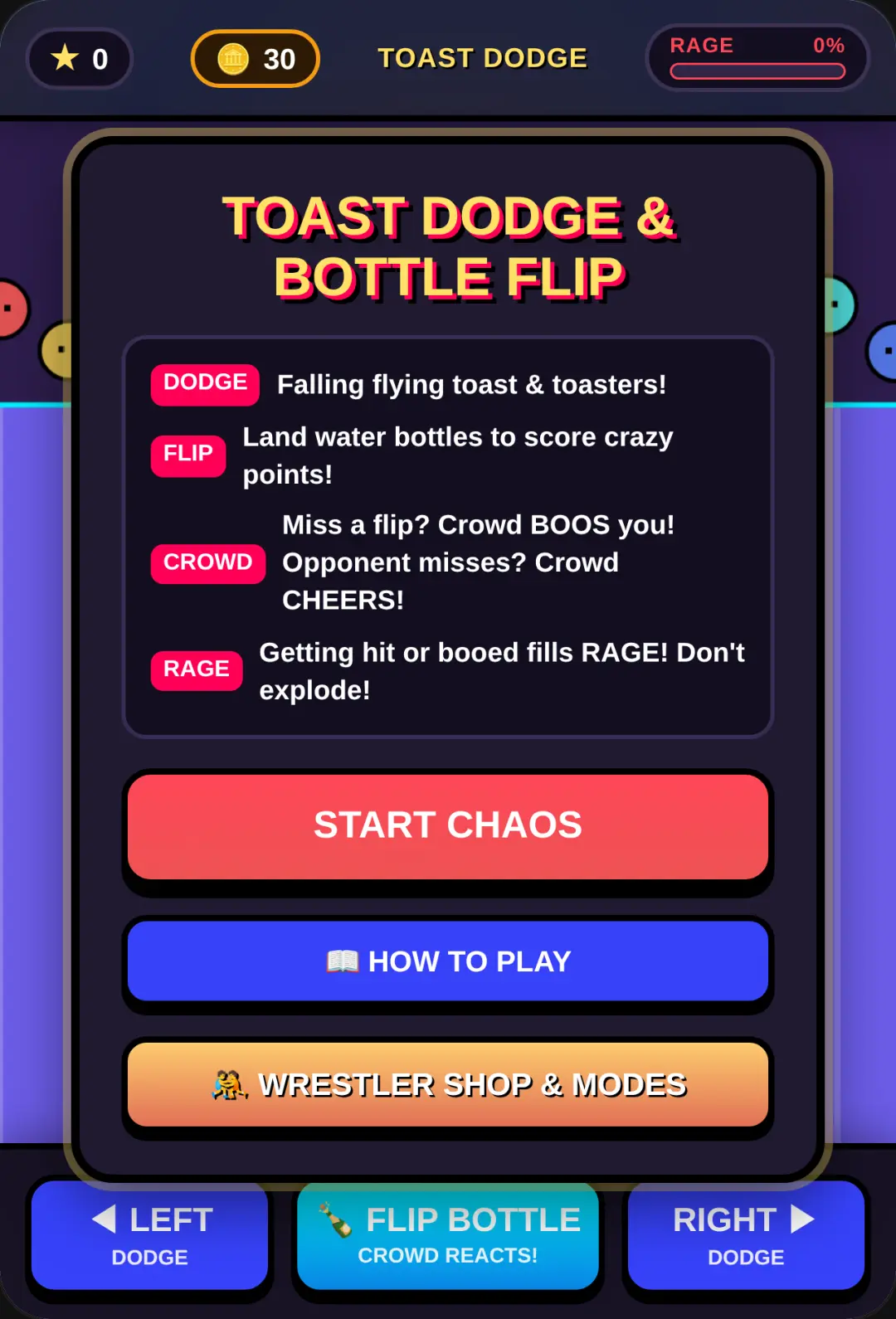 Toast Dodge & Bottle Flip Chaos cover