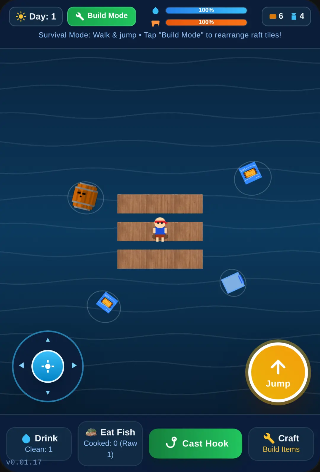 Raft Survival v0.025 cover