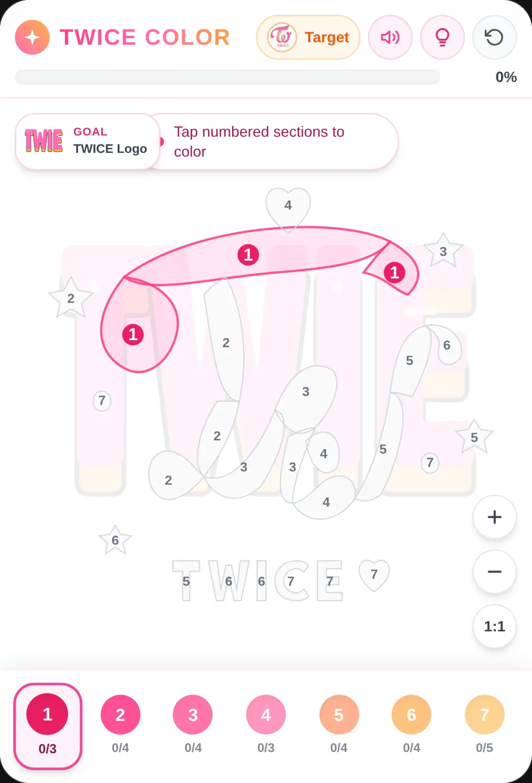 TWICE Color by Number cover