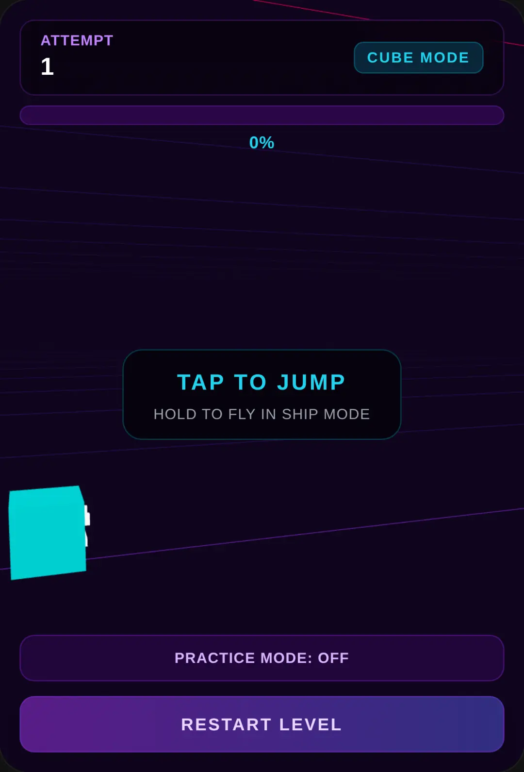 Geometry Dash 3D cover