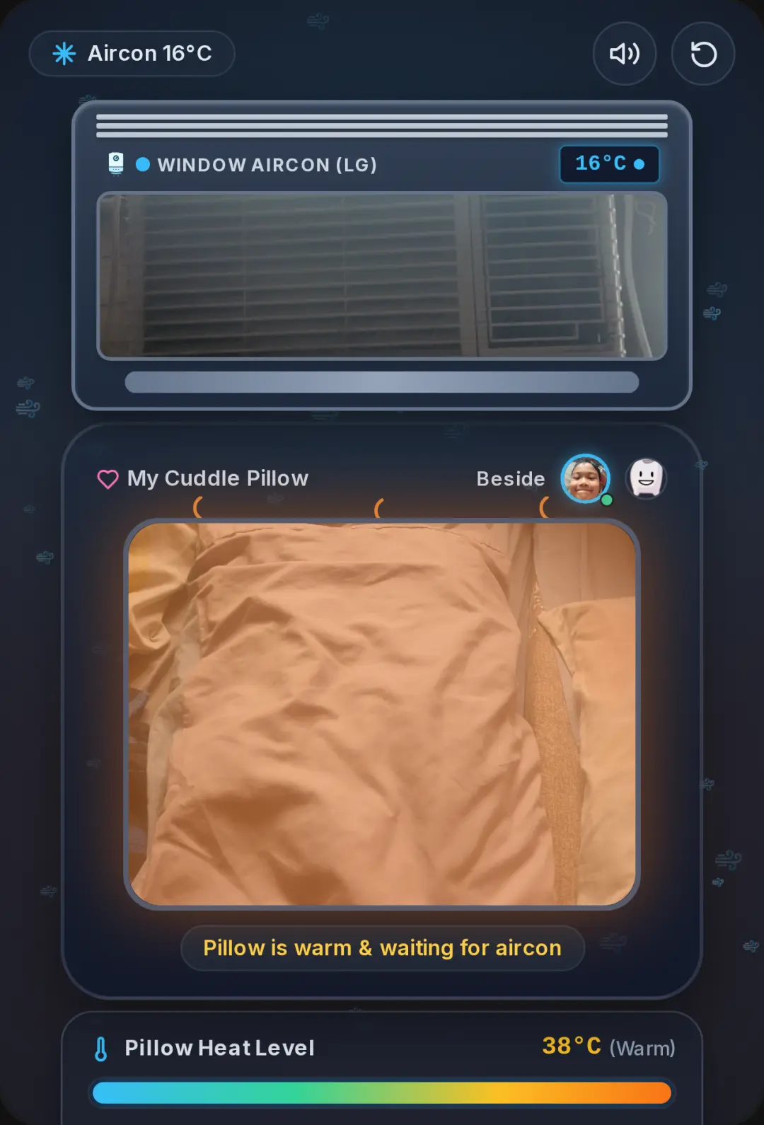 Aircon Pillow Cooler cover