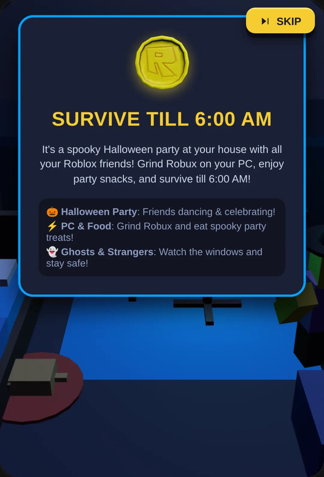 Roblox Survive Till 6:00 AM cover