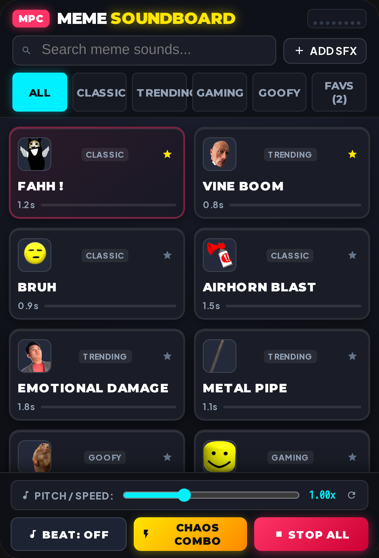 FAH Meme Soundboard cover