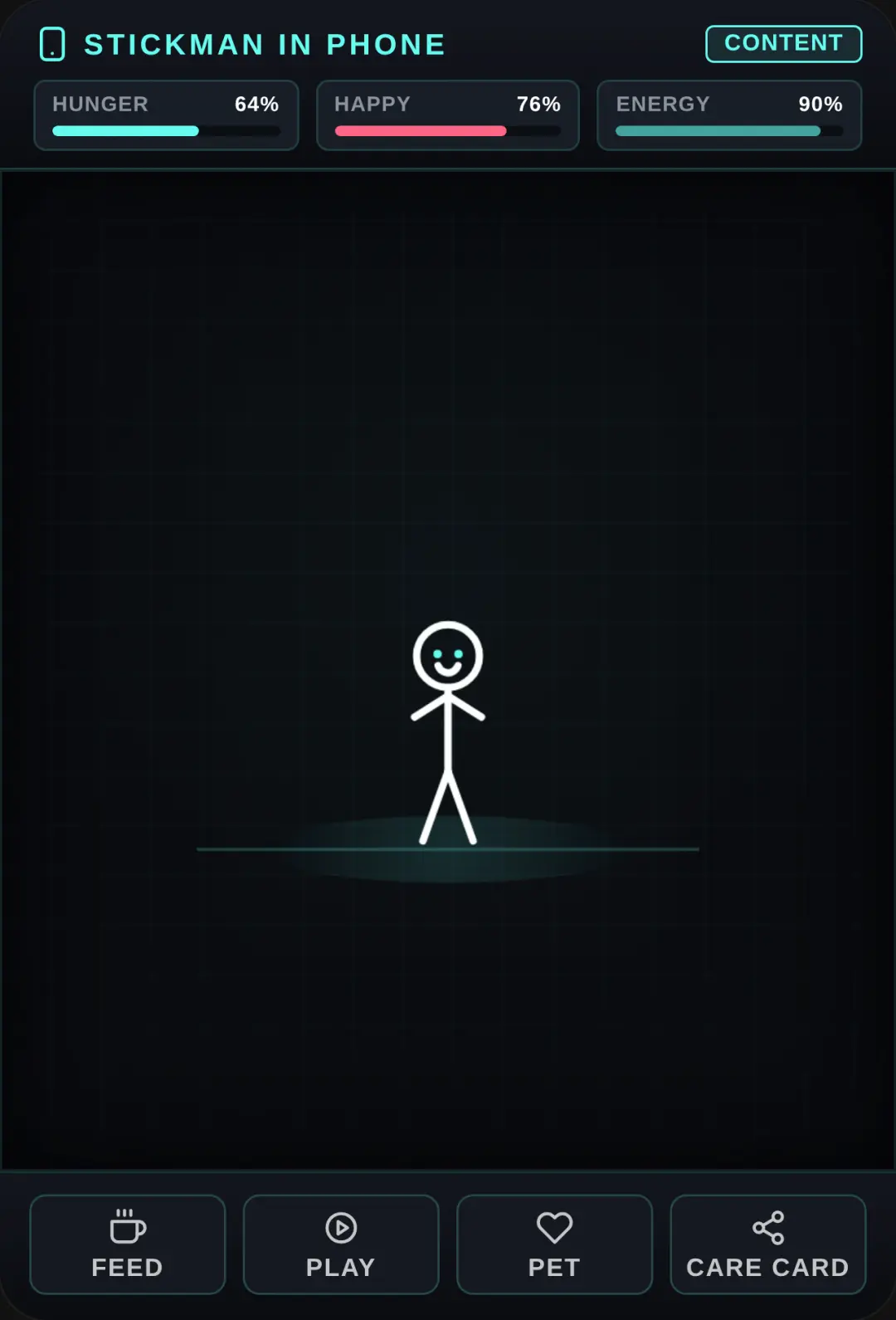 Stickman In Phone cover