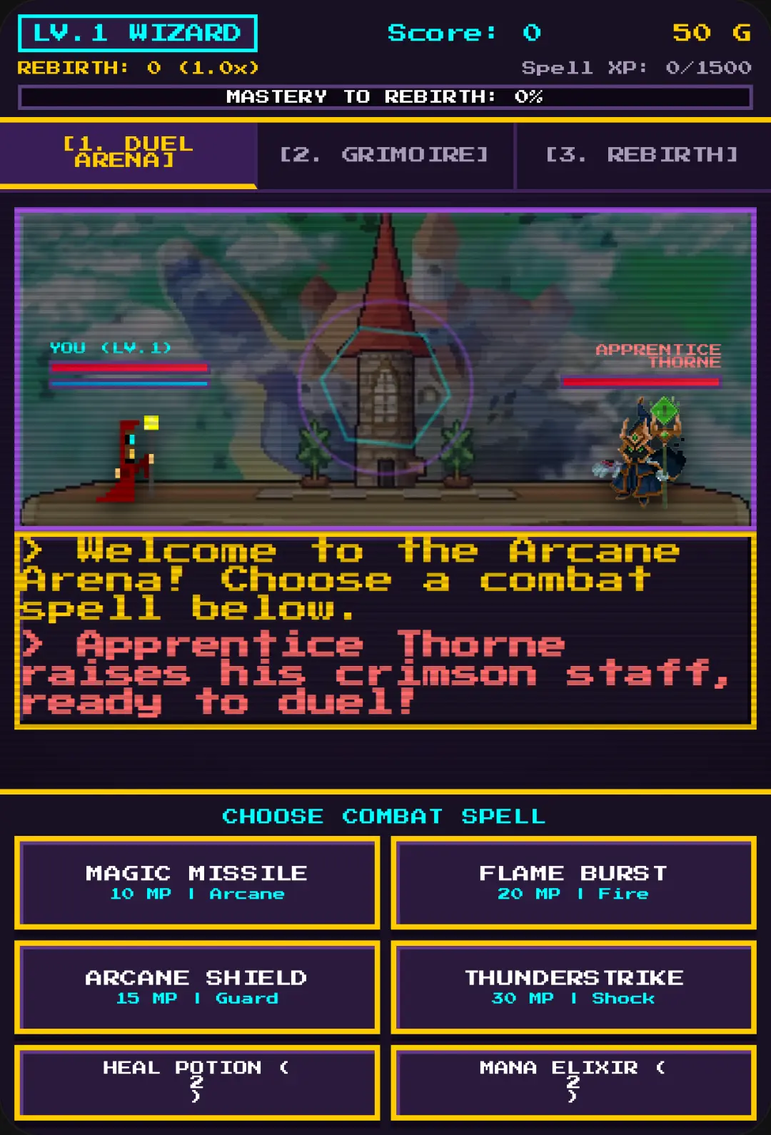 Arcane Pixel Duels cover
