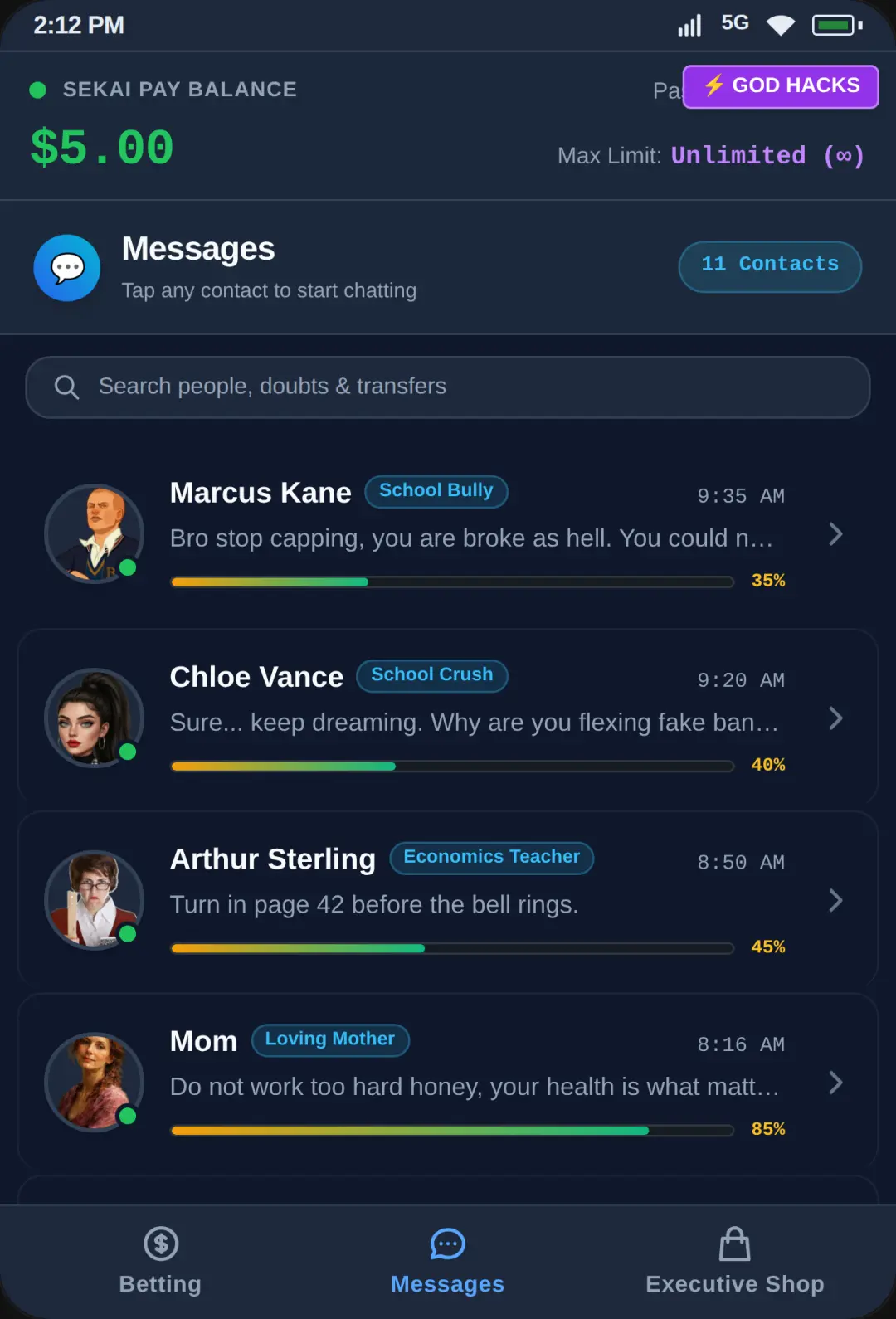 School messages-Rich sandbox cover