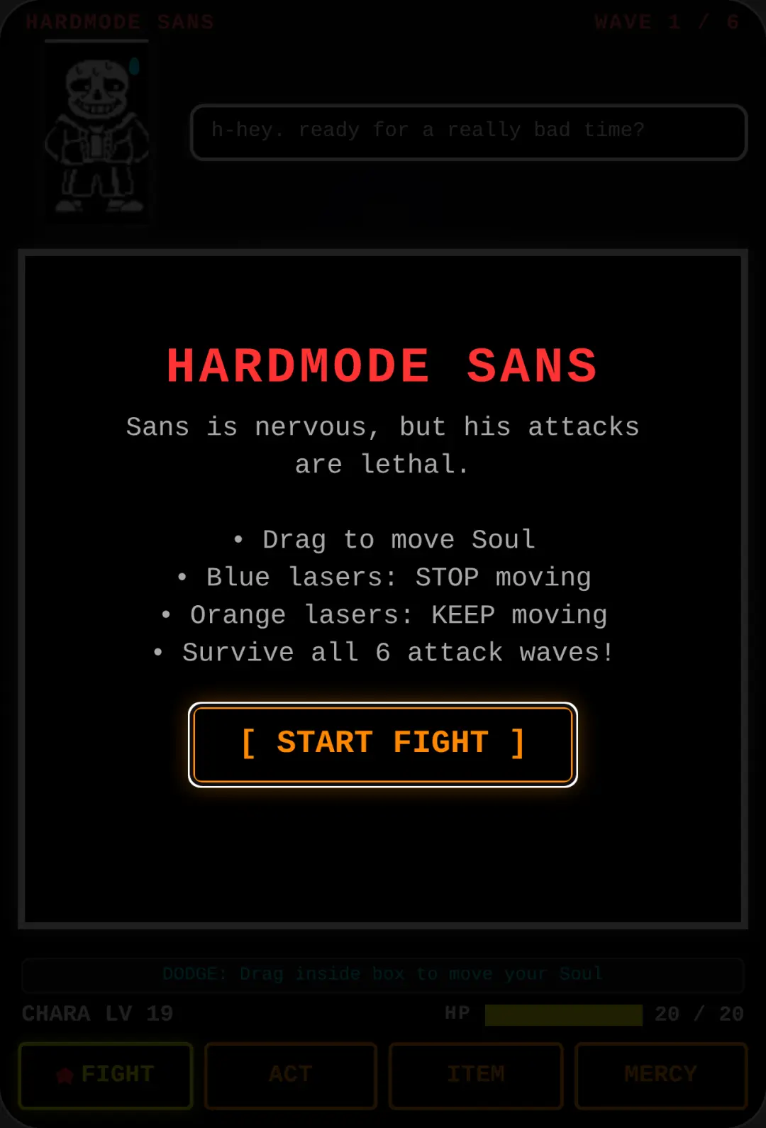 Hardmode Sans - Boss Battle cover