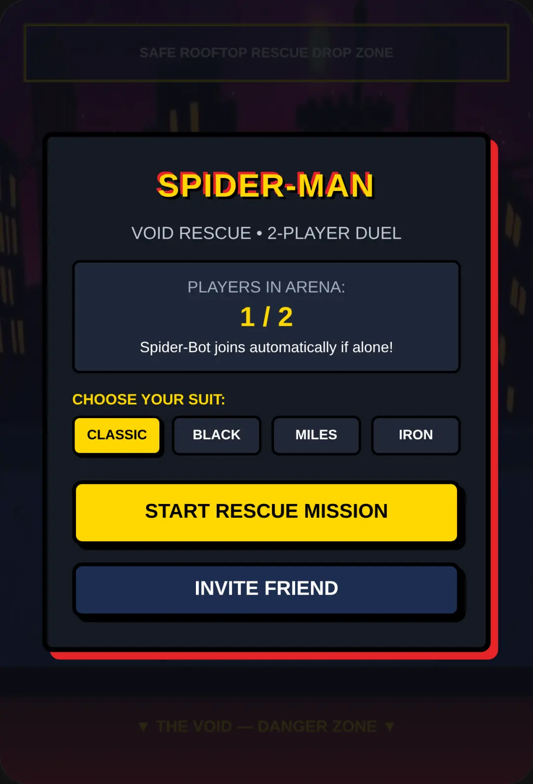 Spider-Man: Void Rescue 2P cover