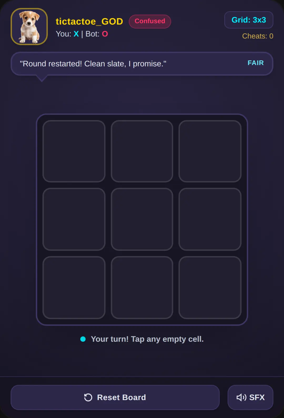 impossible Tic-Tac-Toe cover