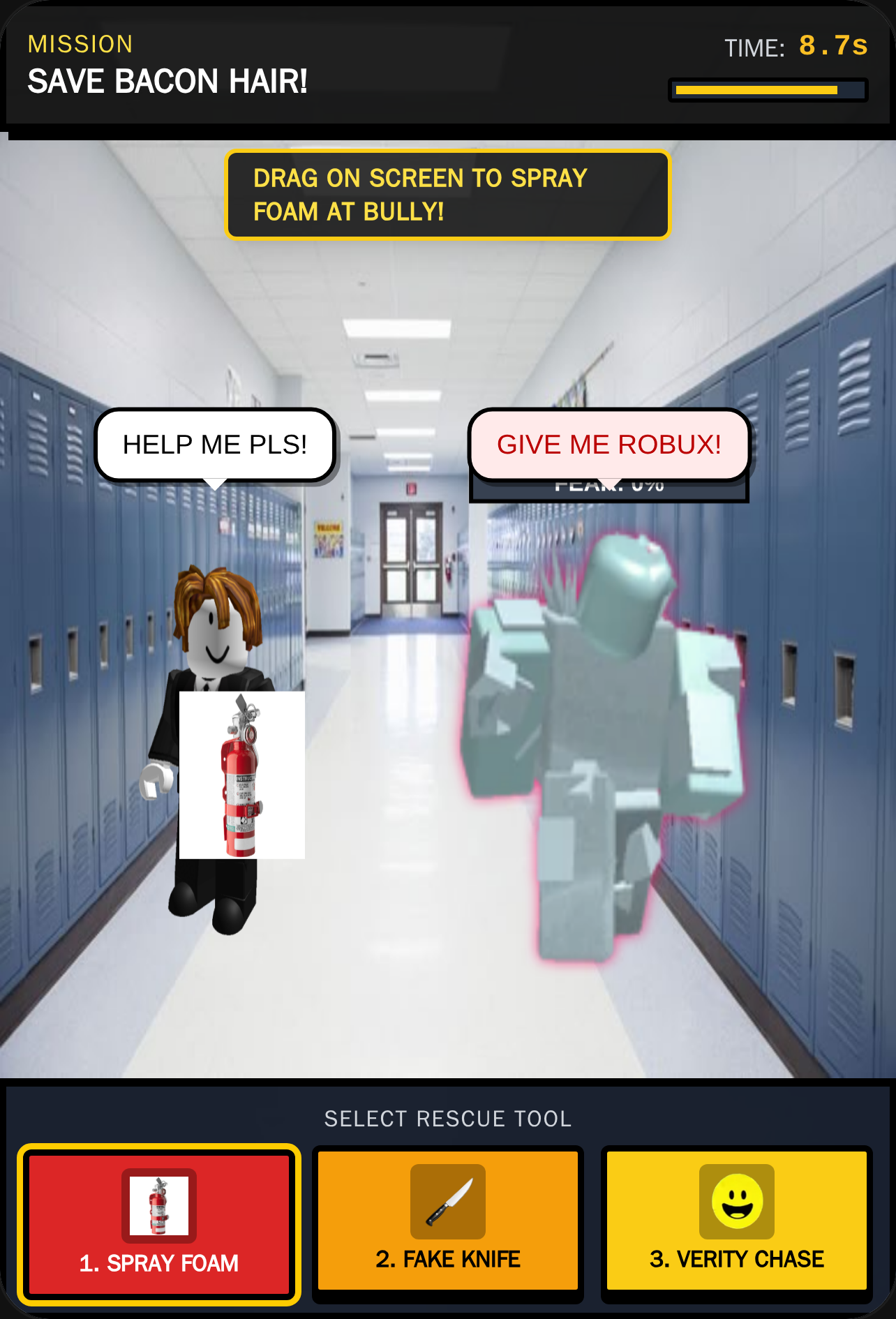 Save Bacon Hair - School Rescue cover