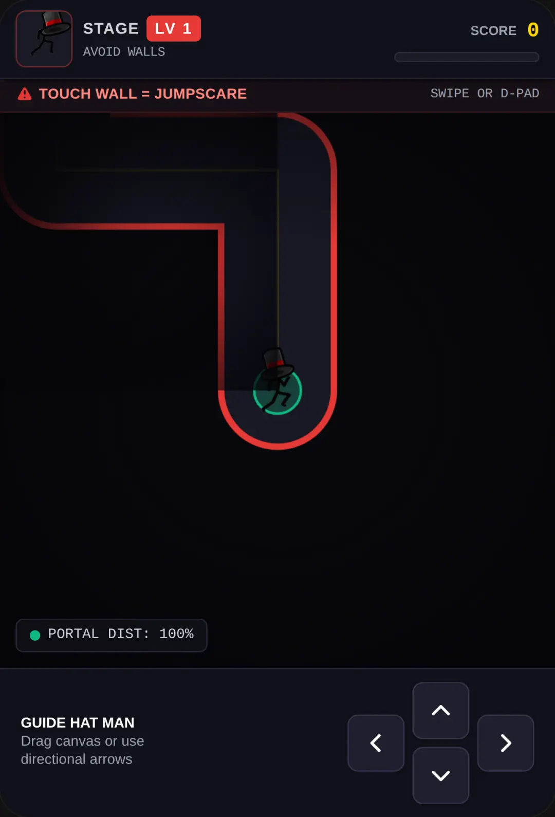Stickman Top Hat - Maze Jumpscare cover