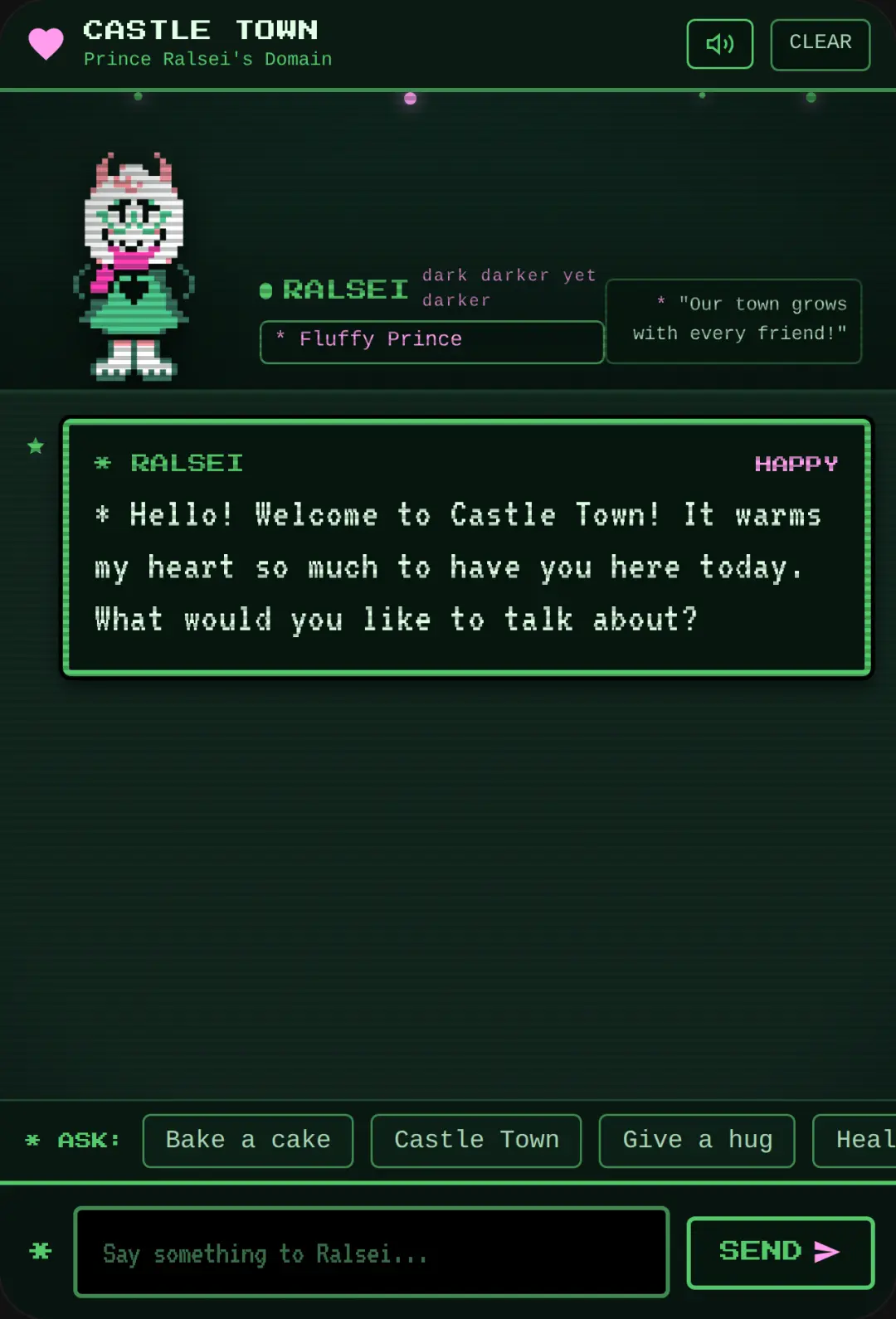 Chat with Ralsei - Castle Town cover