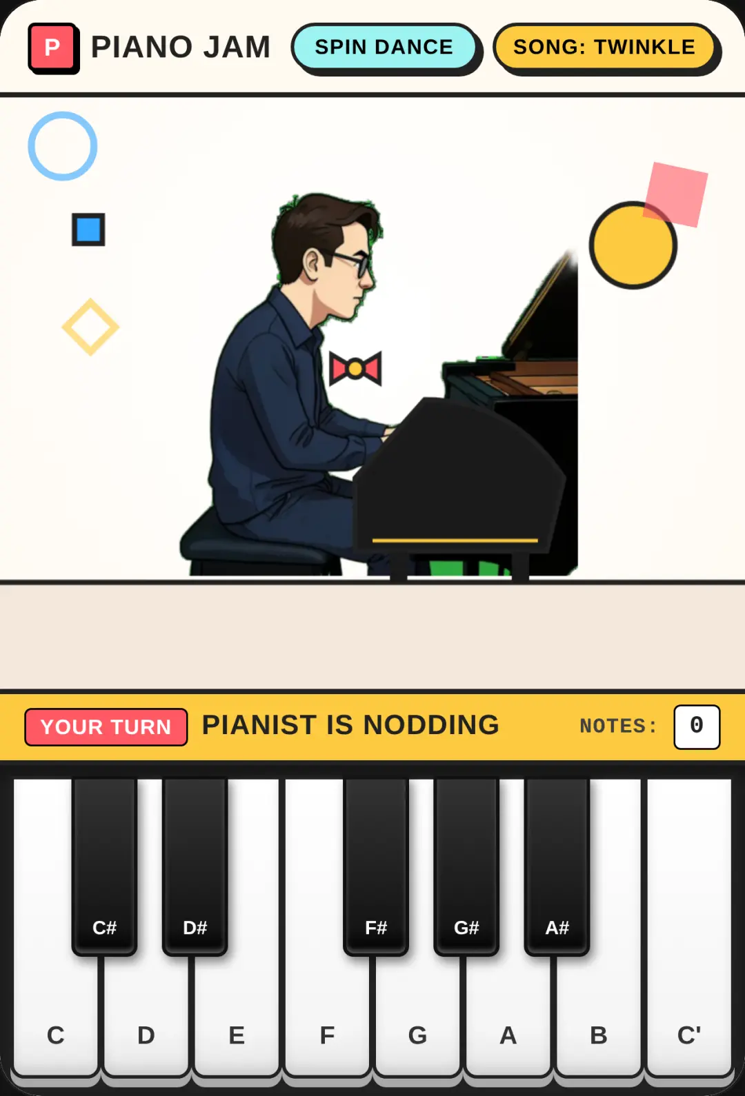 Dancing Pianist cover
