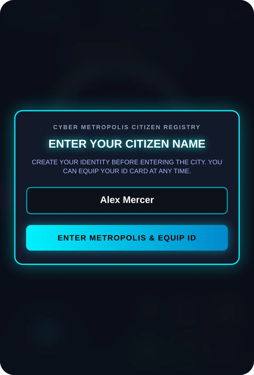Neon Cyber Metropolis - Infinite Sandbox cover