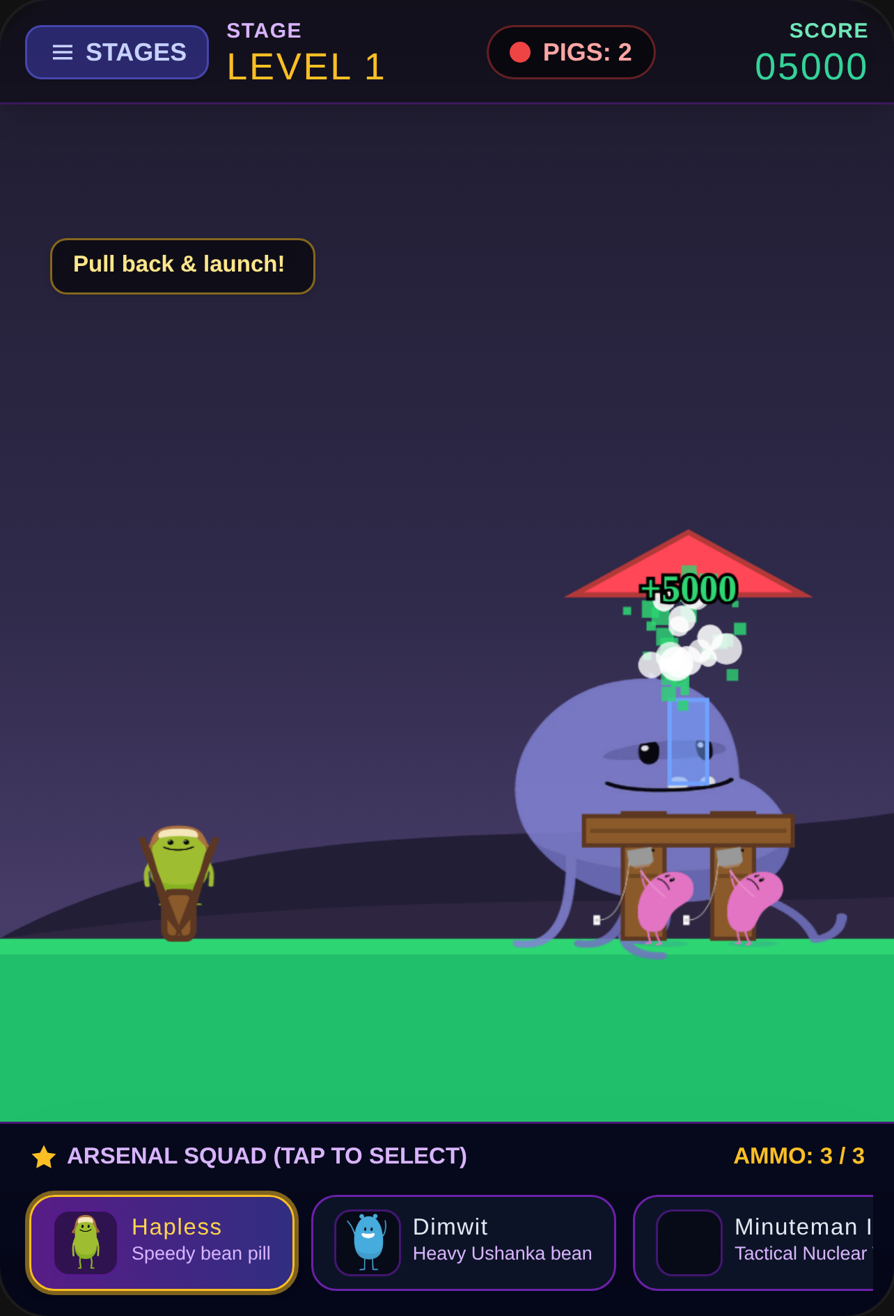 Dumb Ways to Slingshot: Nuclear Pig Demolition cover