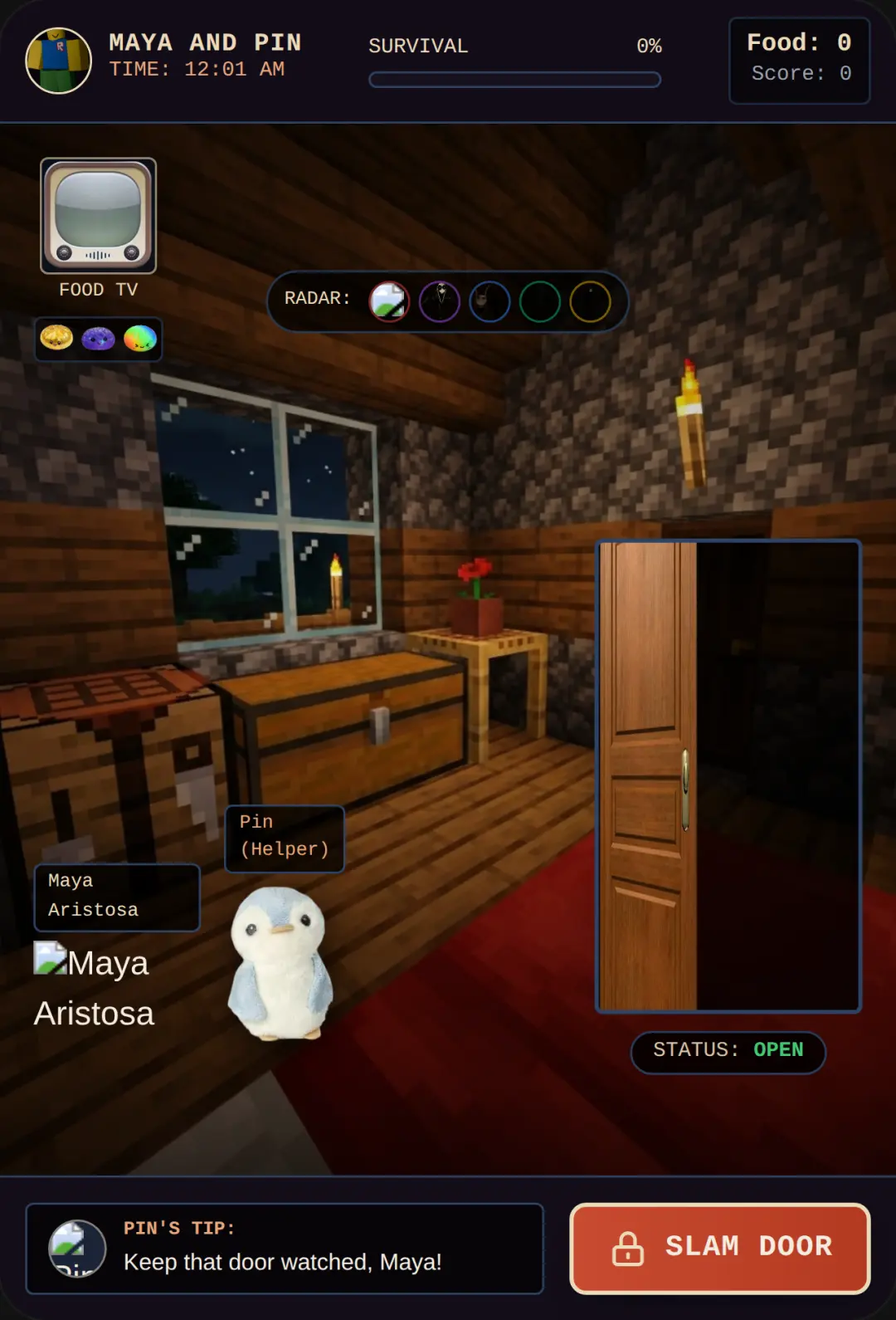 The basement Maya and pin cover
