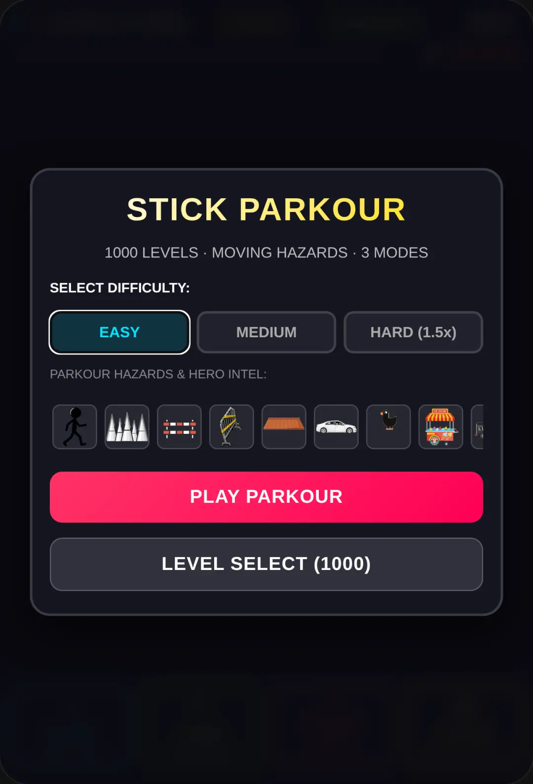 Stick Figure Parkour 1000 cover
