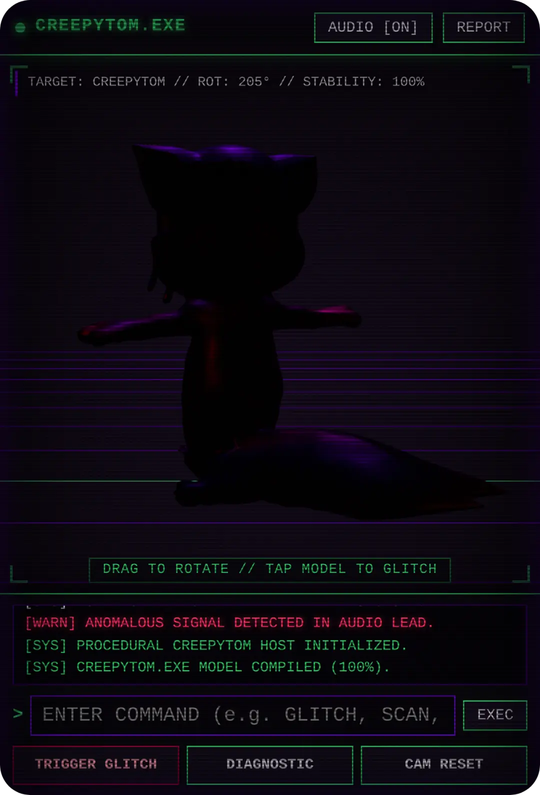 CREEPYTOM.EXE // TERMINAL v1.06 cover