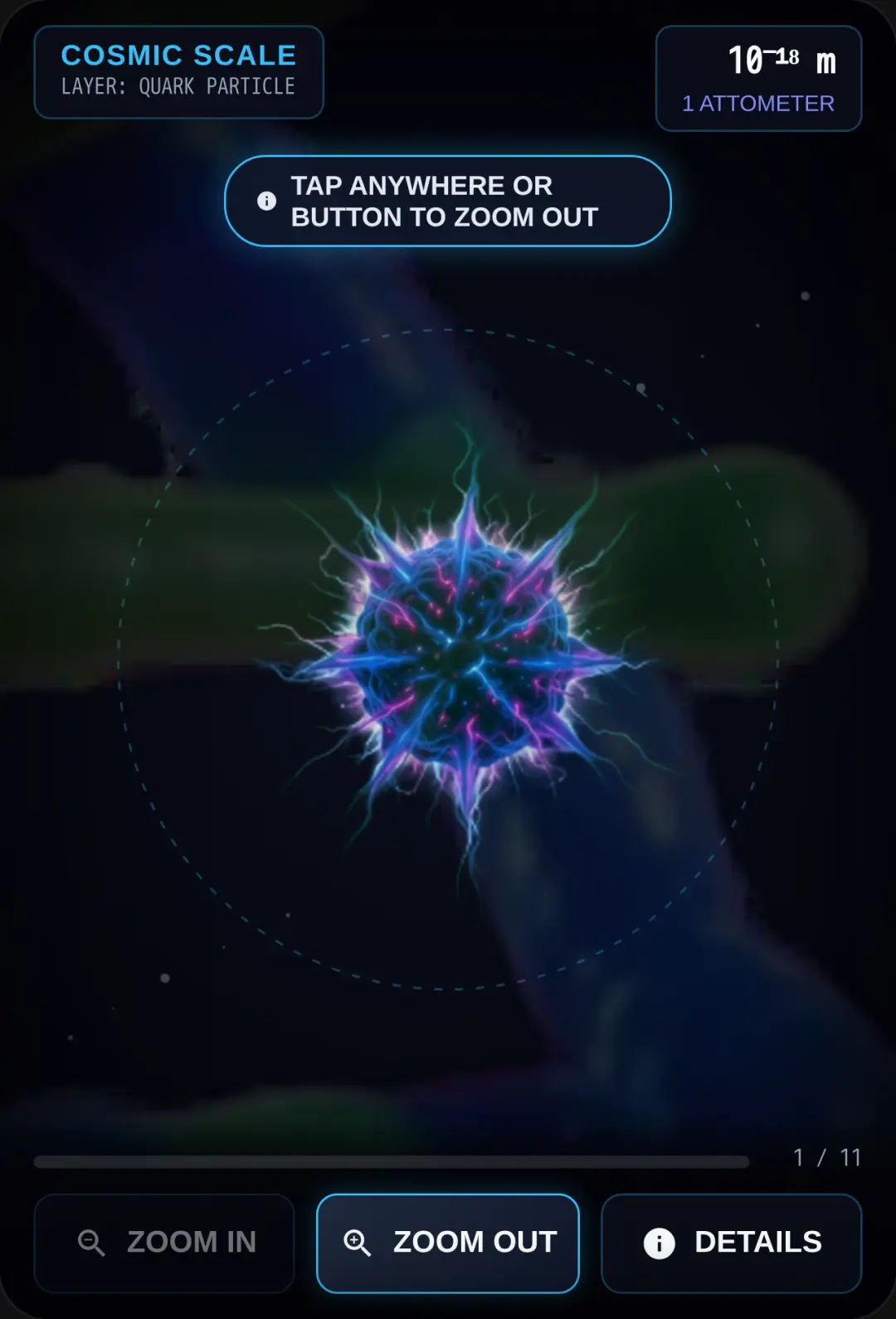Cosmic Scale: Infinite Zoom cover