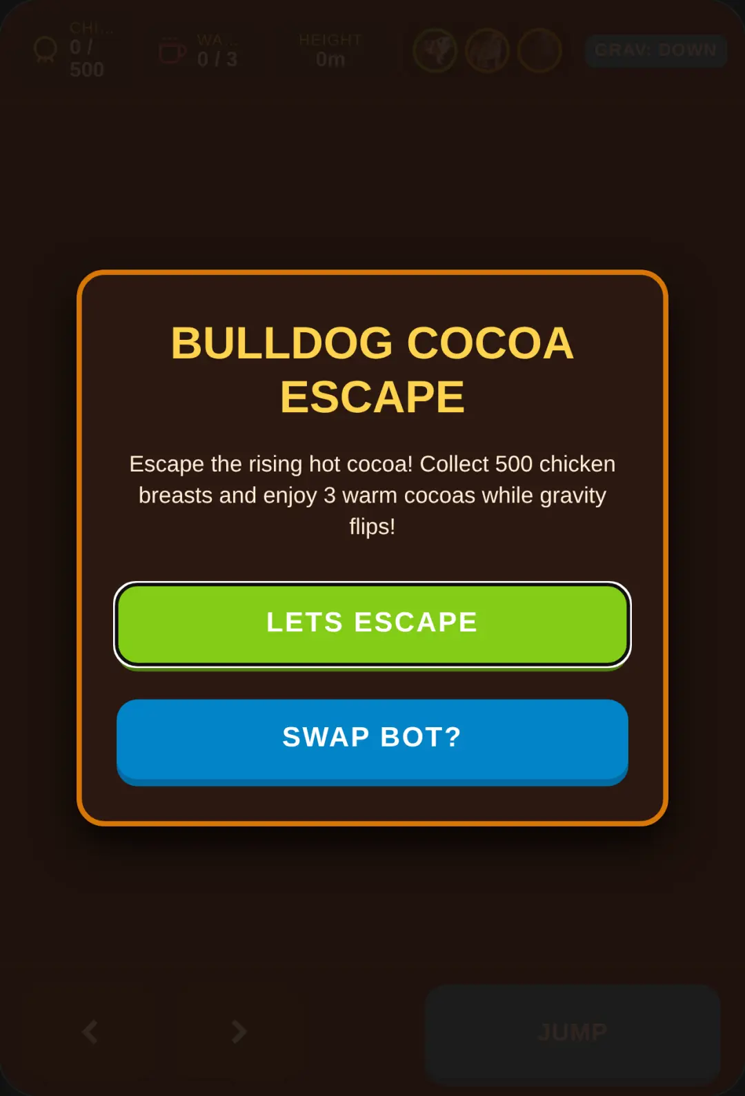 Bulldog Cocoa Escape v1.1 cover