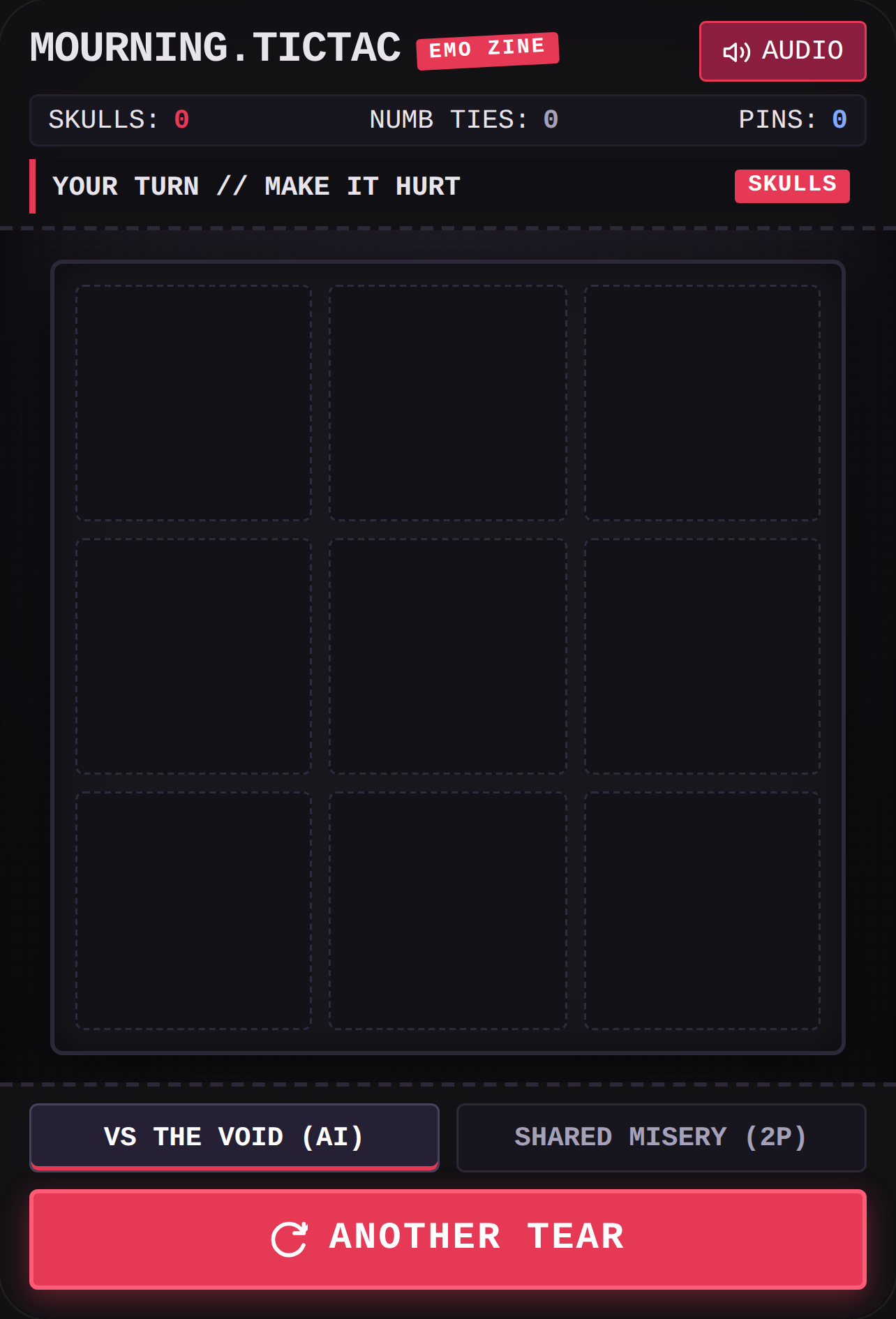 Emo Tic-Tac-Toe cover