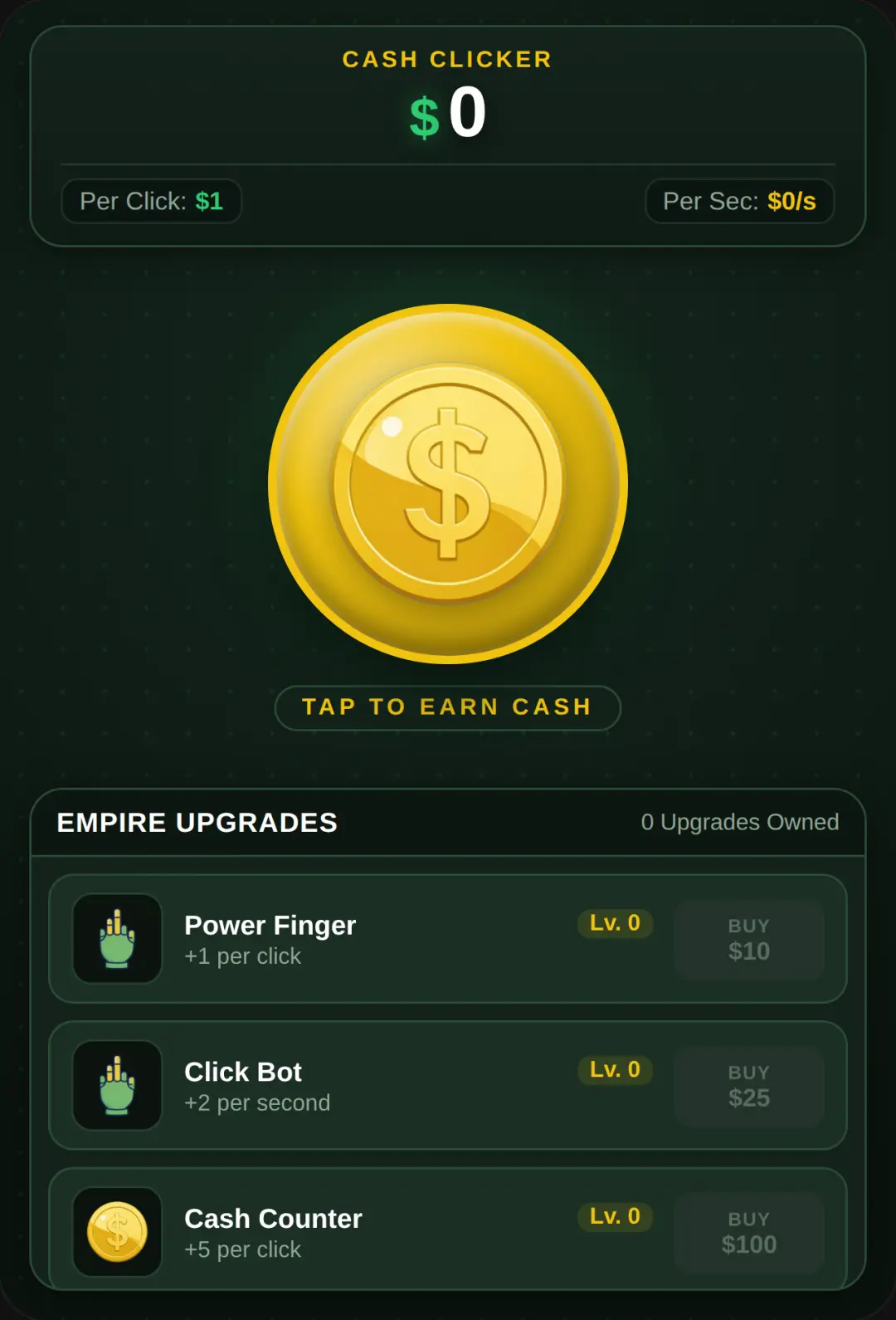 Cash Clicker Empire cover