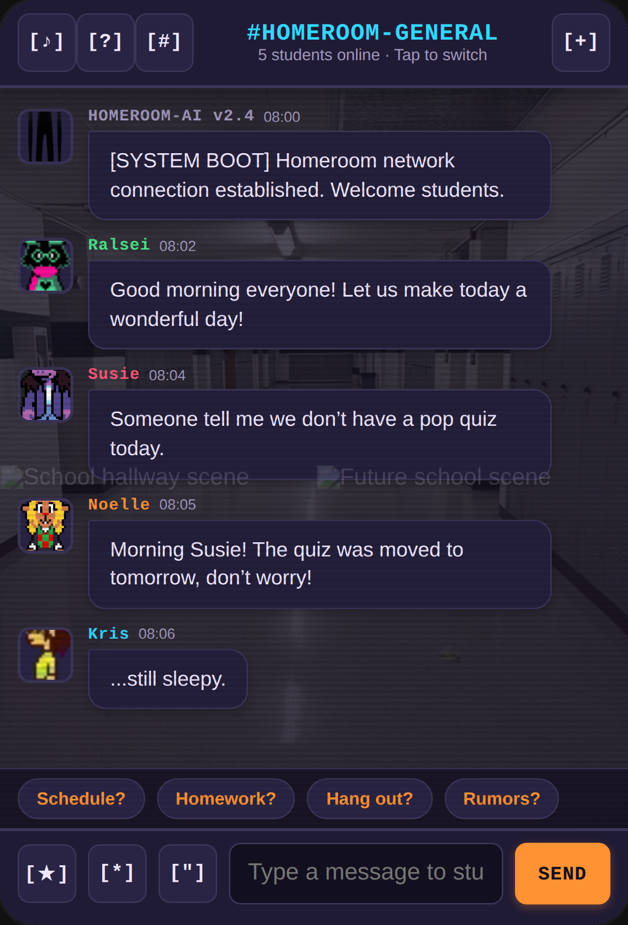 school chat? cover