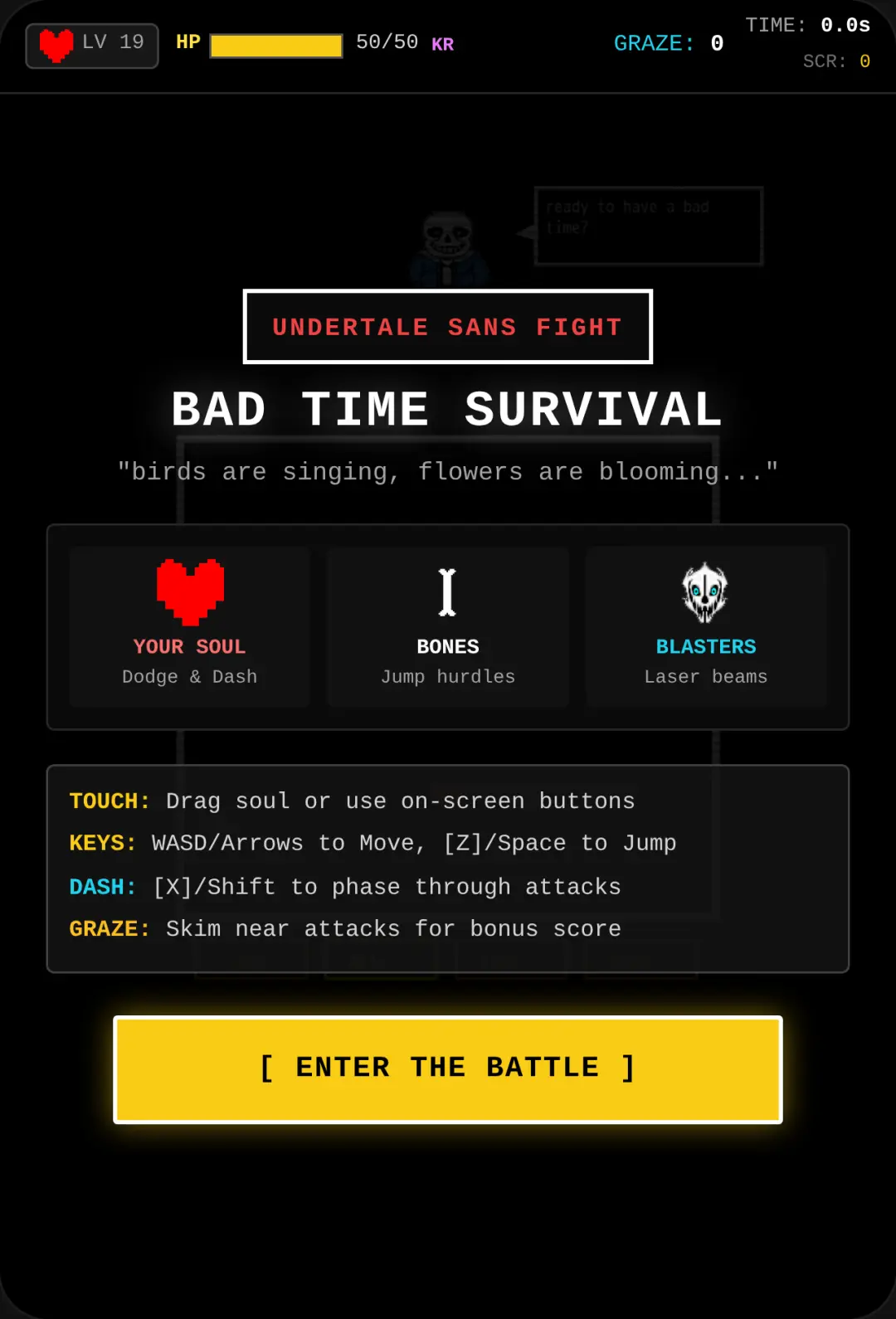 Undertale: Sans Survival cover