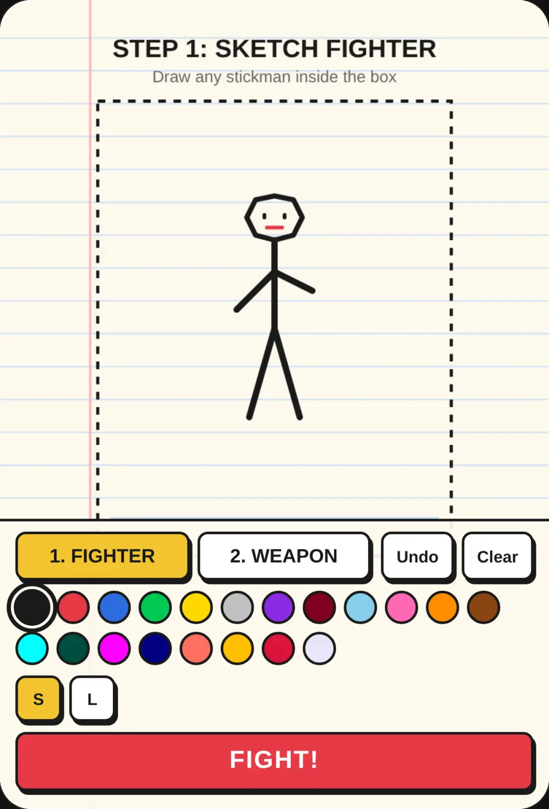 Build your own weapon to fight the enemy