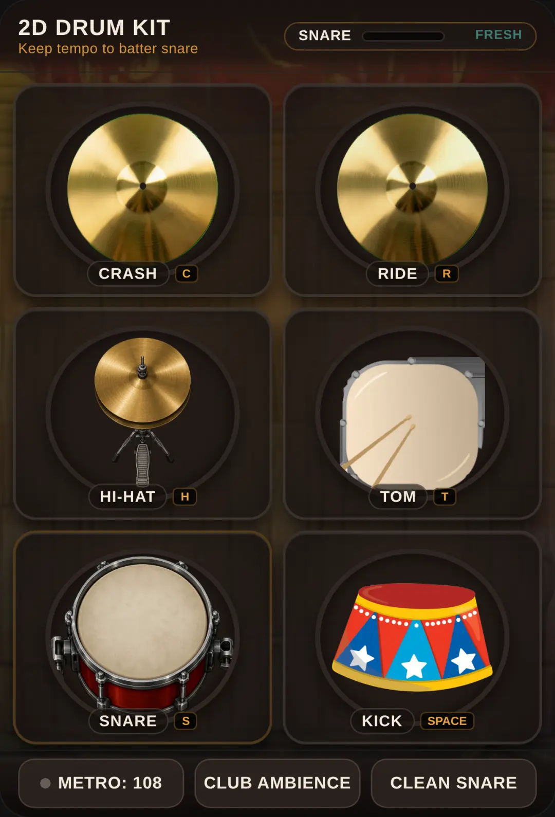 2D Drum Kit cover