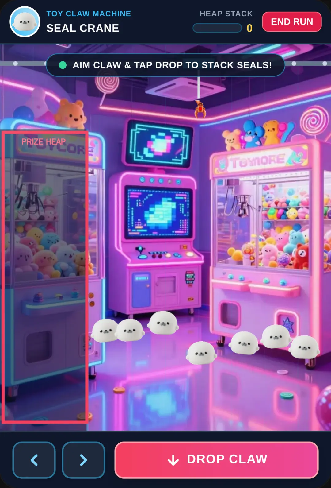 Cute Seal Toy Machine cover