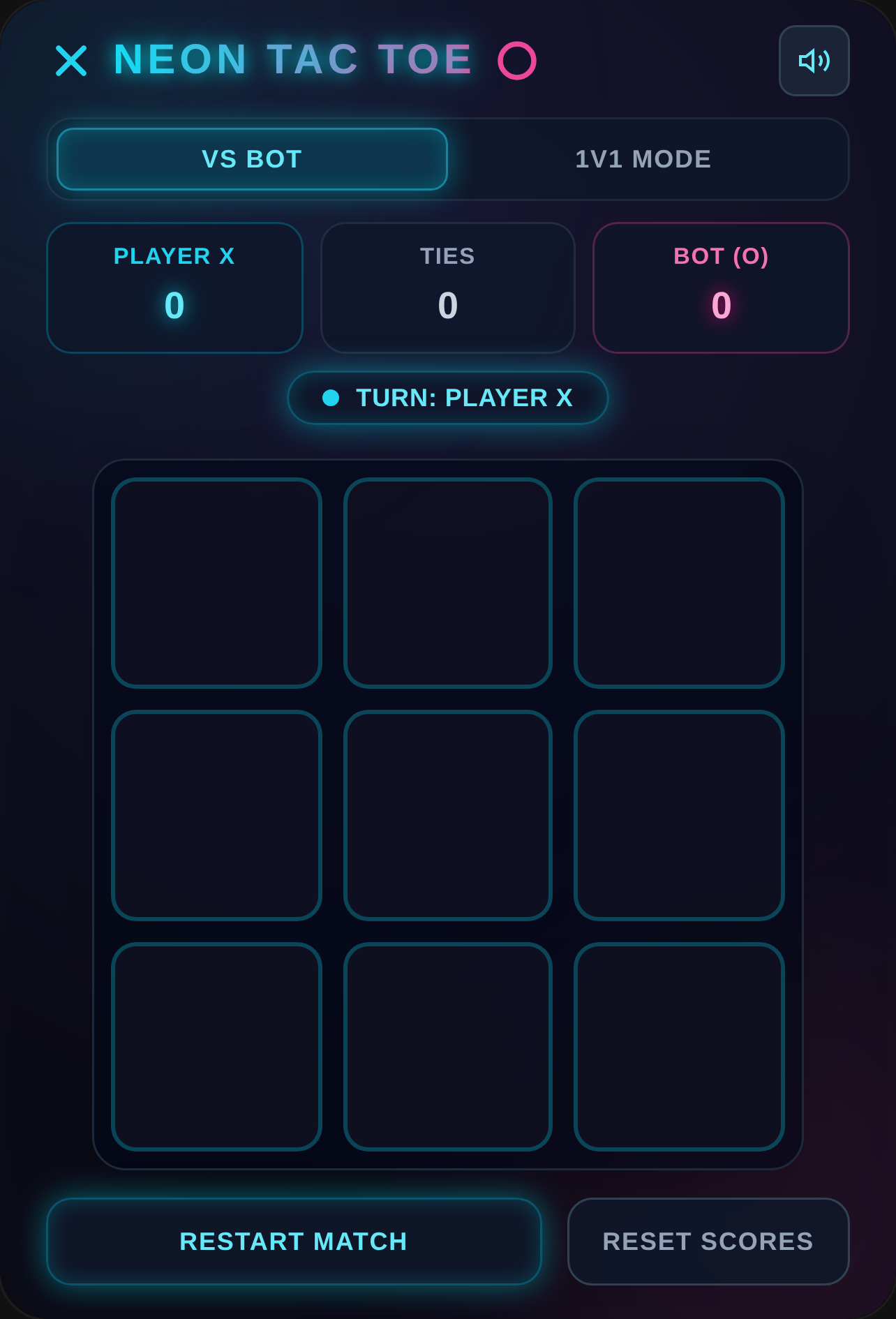 Neon Tac Toe cover