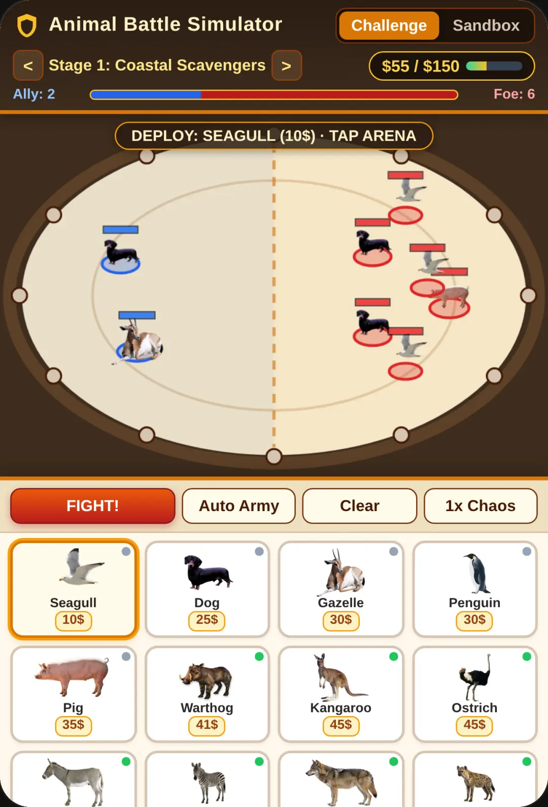 Animal Battle Simulator cover