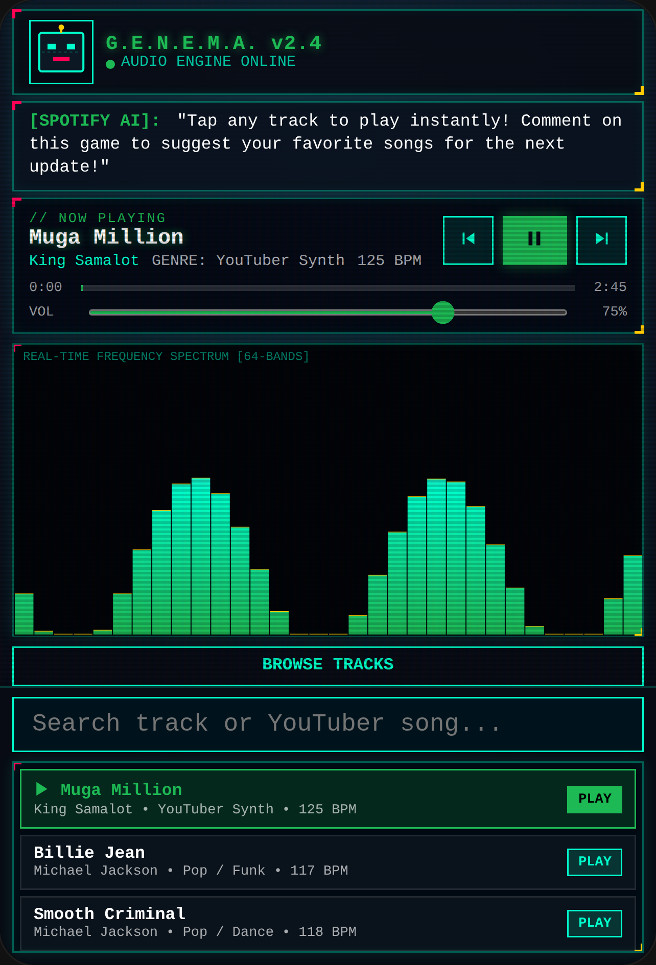 AI Spotify listen to your favorite songs cover