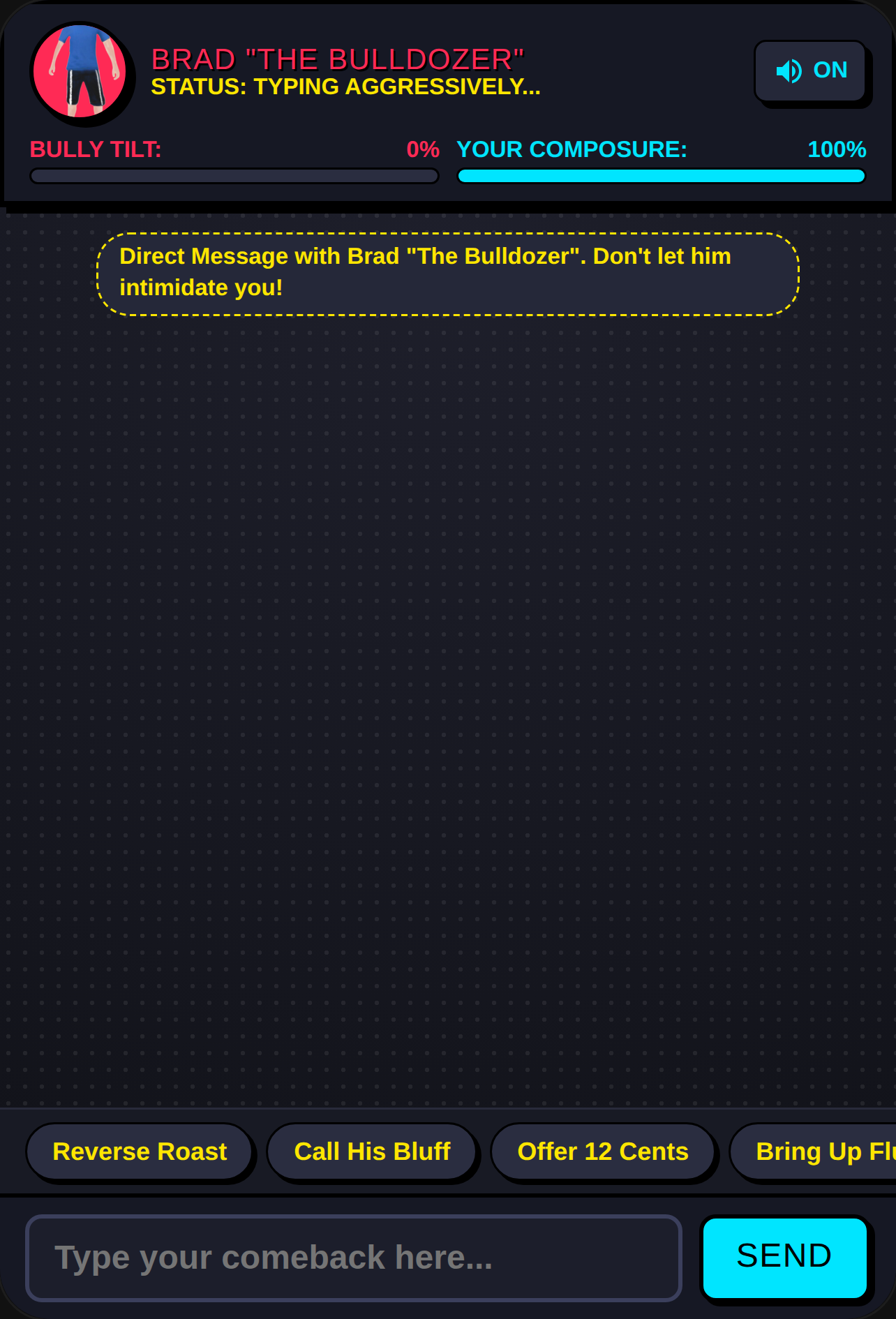 Bully DM: Brad "The Bulldozer" cover