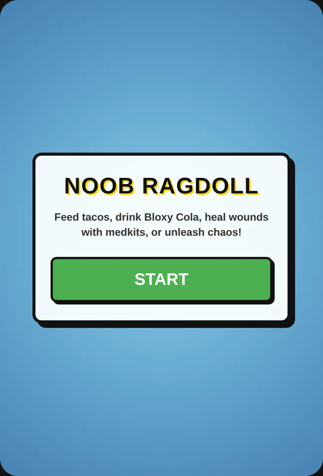 Ragdoll Noob Sandbox cover