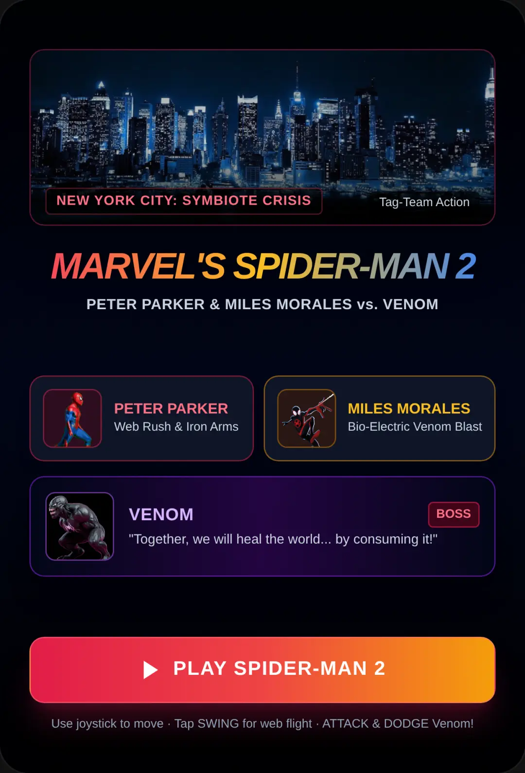 Marvel's Spider-Man 2 cover