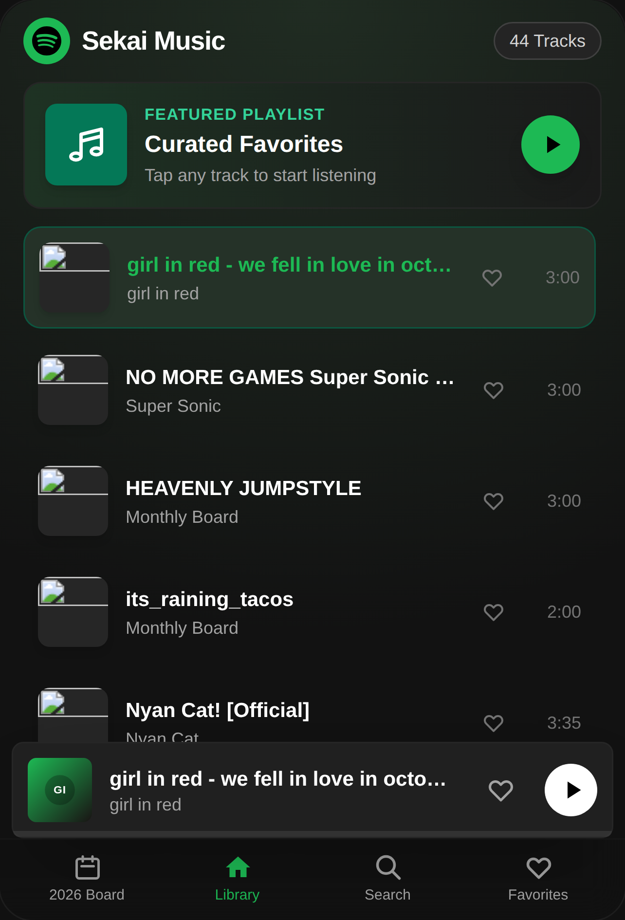 Spotify Music Library cover