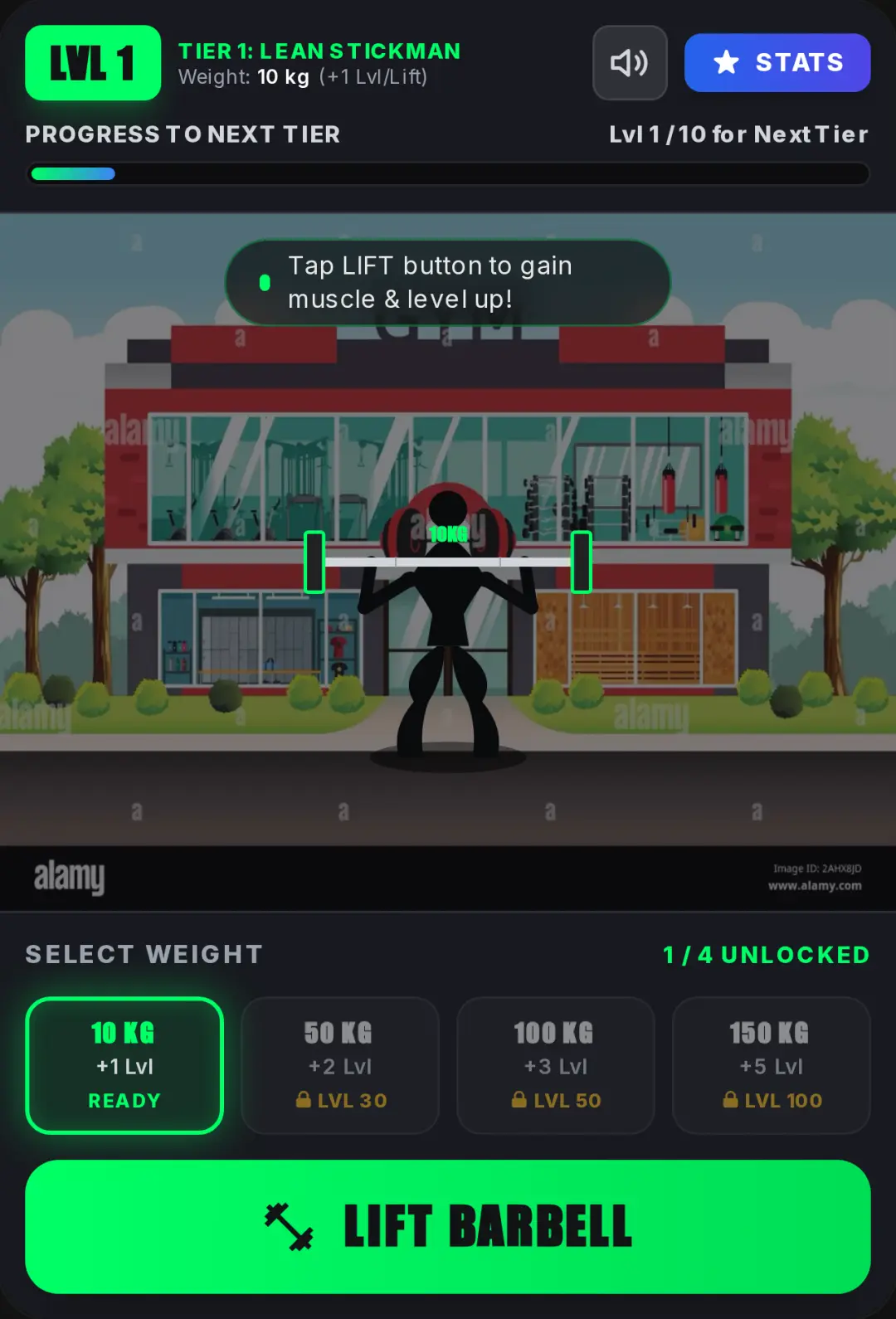 Gym Clicker - Stickman Gains cover