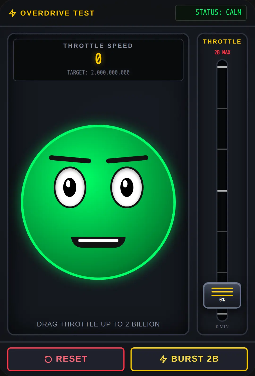 2 Billion Throttle Overdrive