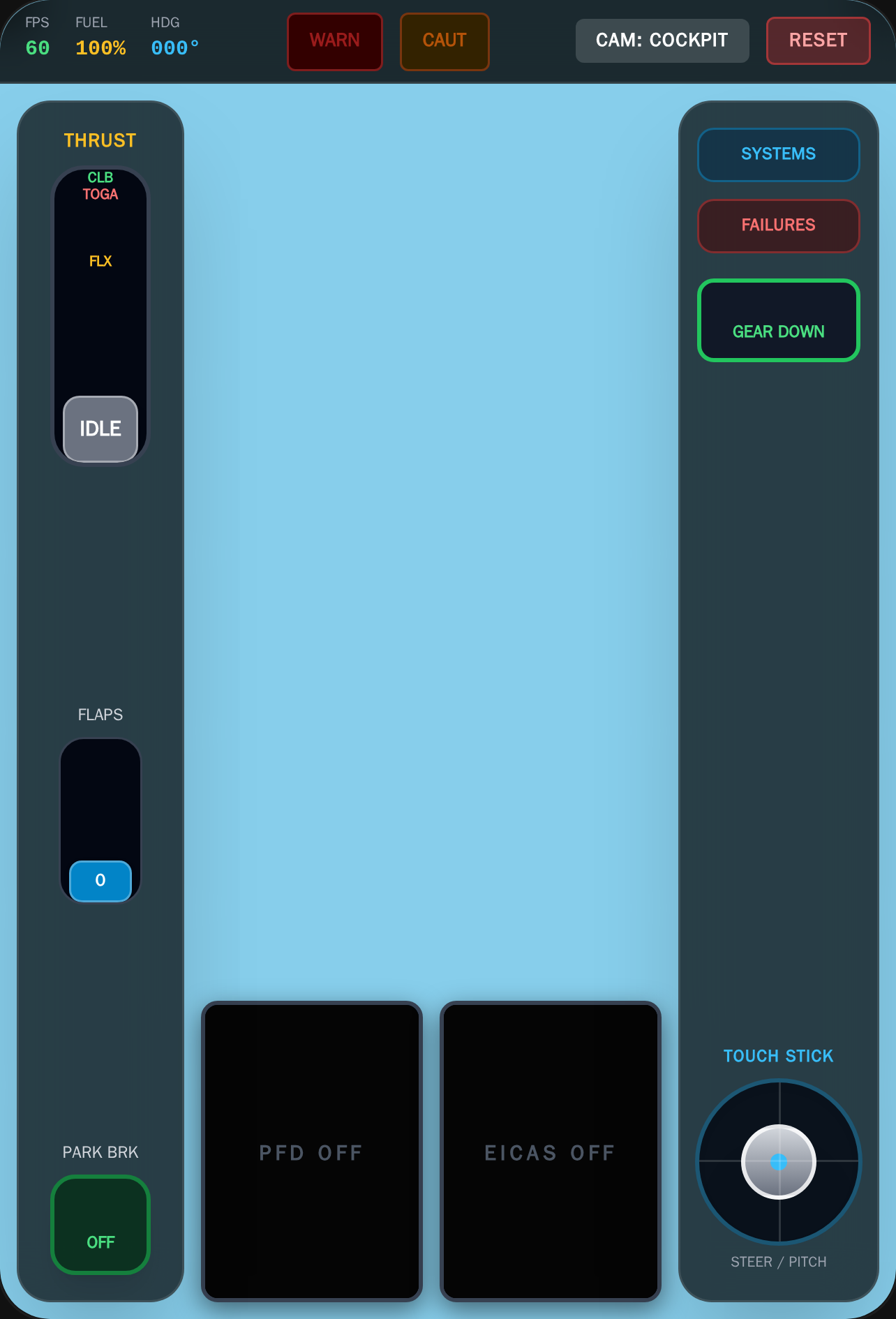 A320 Simulator cover