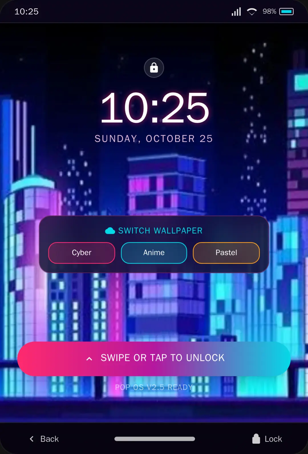 Pop OS Phone Simulator cover